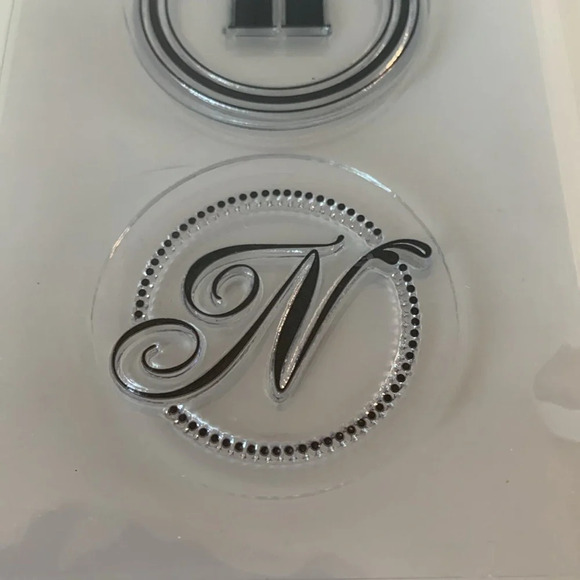 Hampton Art i-press Stamps - Set of 3 - Letter N - Picture 5 of 6